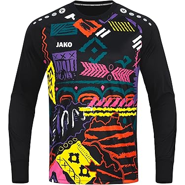 Gevoerde Doelman Jersey, Lange Mouw Beschermende Keeper Shirt Voetbal