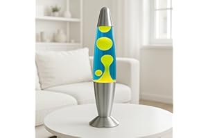 Signes Grimalt - Tischleuchte Lava 40 cm blau-gelb 83627