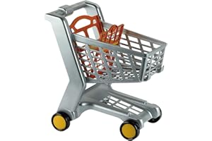 Theo Klein 9690 Chariot de supermarché I avec siège Rabattable pour poupée I Plastique de qualité supérieure I Jouet pour Enfants à partir de 2 Ans