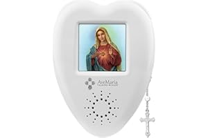 AVEMARIA TALKING ROSARY Timechant Ave Maria Human Voice Catholic Talking Rosary Beads Interactive Communion Praying Partner. No More Boring. Pray The Rosary Guide - Christian Religious Gifts for Adults & Kids 1801