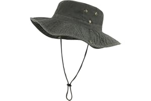 Zylioo XXL Safari kapelusze przeciwsłoneczne dla dużych głów, duży UPF50+ kapelusz boonie z szerokim rondem, ponadwymiarowy kapelusz krzewowy do wędrówek na świeżym powietrzu wspinaczki wędkowania