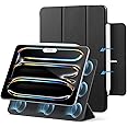 ESR for iPad Pro 13 Inch Case M4(2024), Powerful Magnetic Attachment, Slim Trifold Stand Case, Supports Pencil Pro and Pencil(USB-C), Auto Wake/Sleep, Durable Protection, Rebound Series, Black