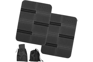 WISHSTAR 2-częściowy zestaw termicznych poduszek do siedzenia, do użytku na zewnątrz, składana, do użytku na zewnątrz, wodoszczelna, termiczna poduszka do siedzenia dla dzieci, z torbą do noszenia, akcesoria