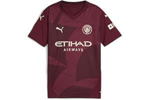 PUMA Maillot Domicile Enfant Manchester City 2024/25 Saison - Bleu Clair équipe