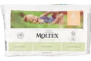 Moltex Pure & Nature Windeln Größe 2 Mini (3-6 kg), 38 Stück