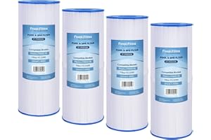 Finest-Filters 4 x Hot Tub Spa Water Filter Cartridge Replacement Compatible With Pleatco PRB50IN, Unicel C4950, Darlly SC706, 40506 & Filbur FC2390 Hot Tub Water Filters