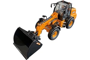 TOMY 43231 TM420 Teleskopradlader, Britains Schiebe Spielzeug aus hochwertigem Material im Maßstab 1:32, interaktives Push Toys Spielzeug ab 3 Jahren, für Fans von originalgetreuen Nachbildungen, Gelb