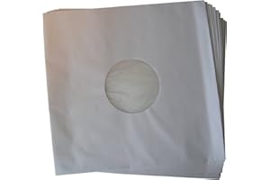 CUIDATUMUSICA 50 Fundas DE Papel + ANTIESTÁTICO para Discos DE Vinilo LP / Ref.2424