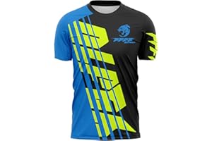 FFFF & OLFEH MTB Trikot,Herren Radtrikot Fahrradtrikot Kurze, Motocross | MX MTB Mountainbike,Shirt Downhill Fahrrad Jersey Schnelltrocknend