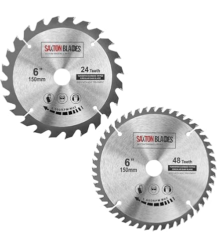 Lama Per Sega Circolare 300x30 Mm – Adattatori Per Foro 16 E 20 Mm, Compatibile Con Bosch E Makita, Per Legno, Metallo E Laminato