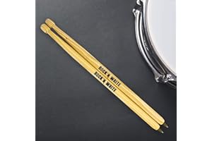Gifton - Drumstick Pen - Rock N Write - Novelty Gift For Men Man Boy Him Girl Women - Funny Drum Stick Christmas Stocking Filler Muli -Tool Ballpoint Office Stationary Pens Black Ink
