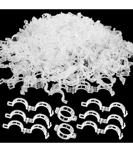 Kit De Support Pour Tomates - 40 Crochets Métal, 40 Boucles Ajustables Et 15m De Corde Pour Tuteurer Vos Plants Grimpants Au Jardin