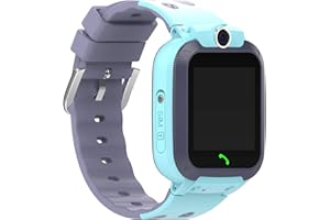PUHIUYOI GPS Reloj Inteligente Niño, Reloj GPS Niños Localizador y Llamadas, Smartwatch Niño Telefón para y Niña con Impermeable IP68 Cámara Chat Juegos Despertador, RelojNiños Regalo para Niños 4-12 Años