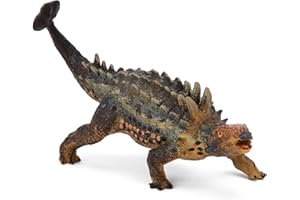 Zappi Co Childrens Ankylosaurus Dinosaur Figure Toy (15cm Length) Realistic Detailed Dino Collection for Kids - Action Figures for Playtime Fun & Learning (en Anglais Seulement)
