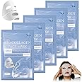 Biodance Collagen Mask Overnight 5 Pcs Bio Collagen Real Deep Mask Bio Collagen Face Mask Set Korean Deep Hydrating Firming Overnight Hydrogel Mask Sheet Mask Nourishing Face Care