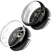 Coque Protection Google Pixel Watch 3/2/1 41mm - 4 Étuis TPU Anti-Choc + Protecteur Écran