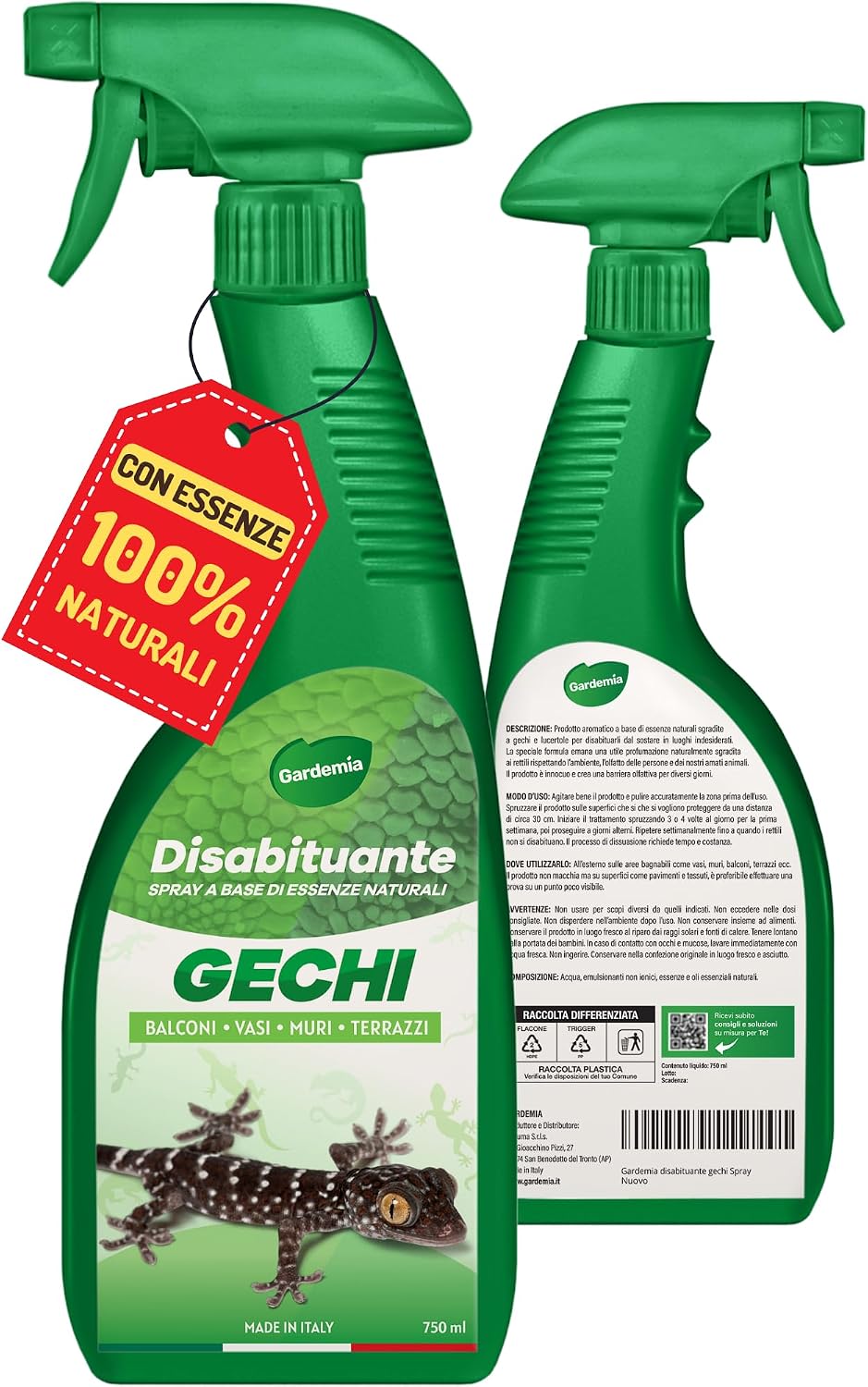 Avis d'Expert & Test Approfondi : Gardemia Disabituante Anti Gechi 750ml Spray (Sélection)