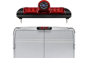 CAMECHO Cámara de Marcha atrás 720P HD para FIAT Ducato Late 3 Gen/Peugeot Boxer/Citroen Jumper,Gran Angular 140°,Impermeable IP67,visión Nocturna con Luces infrarrojas, fácil de Instalar