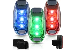 ‎MOLBORY Molbory LED Blinklicht Schulranzen 3er, Clip Sicherheit Licht Blinklicht für Kinder, Reflektoren Schulranzen Kinderwagen Licht Lauflicht Rucksack Hunde Leuchtanhänger Laufen Jogger