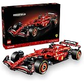 LEGO Technic Ferrari SF&ndash;24 F1 Araba 42207 &ndash; Yetişkinler i&ccedil;in 1:8 &Ouml;l&ccedil;ekli V6 Motor, Vites Kutusu, Direksiyon ve DRS i&ccedil;eren Kol