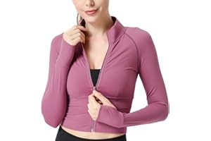 SEAUR Women's Full Zip Lightweight Workout Slim Fit Jacket Running Sports Track Top