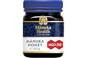 Manuka Health MGO 250+ Manuka Honey 250 g, 100 Percent Pure New Zealand Manuka Honey with Methylglyoxal