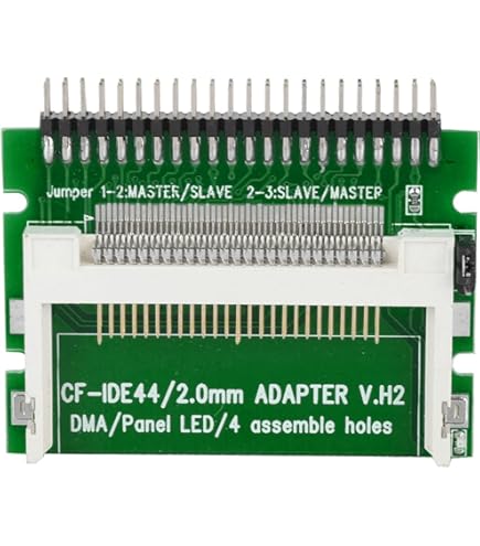 InLine 76621I Carte Et Adaptateur D'interfaces Interne - Cartes Et Adaptateurs D'interfaces (CompactFlash, Type II, Beige, Noir, Vert, Windows 2000/XP/Vista, DOS, Mac, Linux, 6,35 Cm (2.5