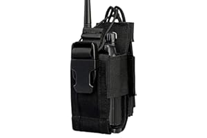 VIPERADE Walkie Talkie Funda Bolsa Militar Multi-Función Bolsa Carcasa Funda Case de Nylon para Walkie-Talkie Radio, Dispositivos Electronicos Portatiles y GPS, etc. Bolsa del Teléfono