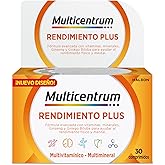 Multicentrum Plus Ginseng Ginkgo Multivitamin Supplement Adults 30 | Vitamins &amp; Minerals with Ginseng &amp; Ginkgo for Adults, Gl