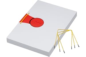 DJOIS Jalema 2639801000 Pli-Fix Archivbinder, Füllvermögen circa 700 Blatt, 10er Packung, 80 mm Lochung, gelb