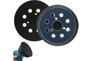 MIYUANGKJ Piatto abrasivo a 8 fori 125 mm, per smerigliatrice orbitale Makita BO5021 BO5041 BBO180 DBO180 MT924