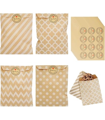 Bustine Fai Da Te 150 Sacchetti Semi Carta Kraft 8x12cm