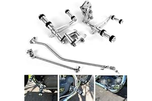 TARAZON Polished Silver Forward Controls for Harley Davidson Sportster 883 1200 2004-2013