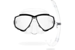 CRESSI Perla - Single Máscara Perla o Conjunto Perla con Máscara y Tubo México para Buceo y Snorkel, Talla Única, Unisex