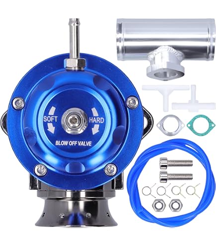 Soupape De Dégazage (BOV) Turbo En Alliage D'Aluminium Noir - Pour Moteurs 1.8T Et 2.7T - Inclut Tuyau Et Joints