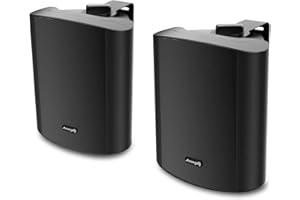 Audibax Pícolo PR-52 Black Pareja Altavoces 100W Stereo Con Soporte