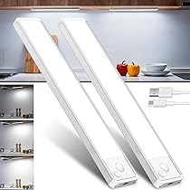 OUILA Luce Armadio LED, Armadio Led con Sensore di Movimento, 41CM Magnetica Ricaricabile Luce