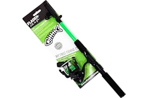 FLADEN Fishing - 1.65m Wilderness Tele Rod and Reel Pre-Spooled Starter Set 5-20g (Green Blue or Pink) - Lake & Light Coastal Use