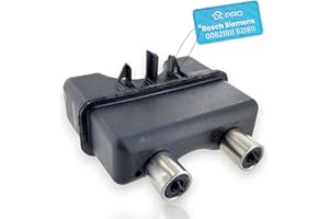 DL-pro Distributeur de bec double pour machine à café Siemens Bosch EQ5 VeroCafe 00621811 621811 Buse d'écoulement Noir