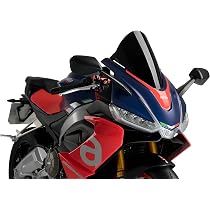 Dôme R-Racer Noir Puig Pour Aprilia RS 660 - Améliore L'Aérodynamisme Et La Protection