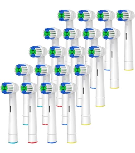 Têtes De Rechange Pour Brosse à Dents électrique Visiomed - 2 Pièces, Poils Souples - Compatible Modèle PSM-BB1