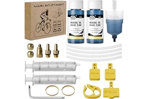 HAPPY FINDING Kit di sfiato per bicicletta Liquido freno per MAGURA