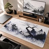 McStorey ZEN XXL Oyuncu Mouse Pad 90x40 cm 3mm Dikişli Kenar Kaymaz Taban B&uuml;y&uuml;k Masa&uuml;st&uuml; Mouse Pad Gaming Mousepad Ofis ve &Ccedil;a