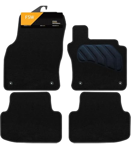 Genuine Lengenfelder Rubber Floor Mats For VW ID.3 – Black, OEM German Quality