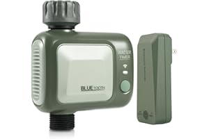 CROSOFMI WiFi Water Timer for Irrigation Garden - Automatic Sprinkler Timer with WIFI Hub and Wireless Remote APP Control for Greenhouse