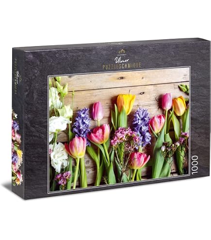 Puzzle 1000 Pezzi Ulmer - Rose Rosse | Made In Germany Qualità Premium - Foto 3