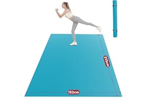 ‎HAPBEAR HAPBEAR Yogamatte XXL- Extra Groß Breit Sportmatte Fitnessmatte Rutschfest 213 x 152/183 x 122/274 x 183 x 0.8cm Dicke, Hoher Dichte Ultra Haltbar PVC, Gymnastikmatte Schuhfreundlich