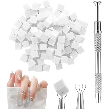 24-teiliges Set Selbstklebende Strass-Stifte Für Nageldesign & Gesichtsdekoration – Präzise Handhabung