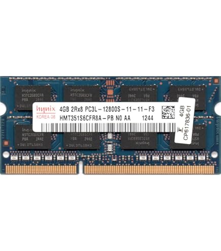 Mémoire RAM Hynix Barrette Mémoire 4Go RAM DDR3 HMT451U6BFR8A-PB DIMM Mémoire RAM Hynix Barrette Mémoire 4Go RAM DDR3 HMT451U6BFR8A-PB DIMM