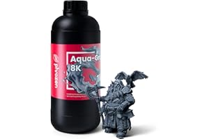 ANTINSKY Phrozen Aqua-Gray 8K Resina per stampante 3D per stampante 3D SLA/DLP/LCD 405nm Resina per stampa fotopolimerica standard Alta precisione Basso ritiro Basso odore grigio 1KG